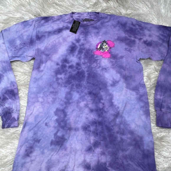 TINY TINAS WONDERLANDS PURPLE TIE DYE SHIRT SIZE MEDIUM PURPLE STALLION - Picture 2 of 5